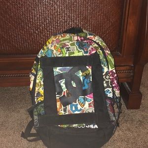 DC skateboard backpack